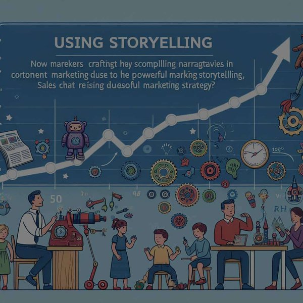 Quels sont les avantages de l'utilisation du storytelling dans le marketing de contenu pour une entreprise de jouets éducatifs ?
